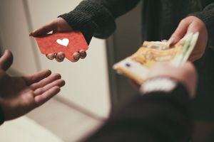 Exchange money for a heart card