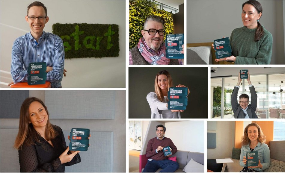 Employees with award